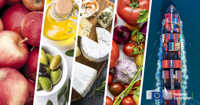 Συνεχίζεται η σταθερή αύξηση των εξαγωγών αγροδιατροφικών προϊόντων της ΕΕ  το πρώτο τρίμηνο του 2024