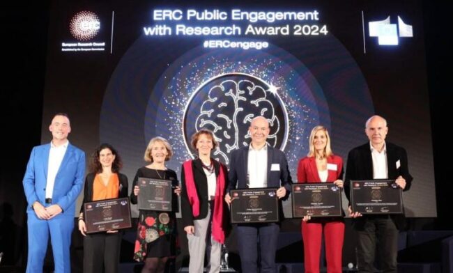 Έξι επιστήμονες διακρίνονται με το βραβείο του Ευρωπαϊκού Συμβουλίου Έρευνας για τη Συμμετοχή του Κοινού στην Έρευνα
