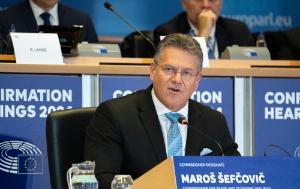 Press release – Hearing of Commissioner-designate Maroš Šefčovič