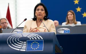 Press release – Georgia: President Zourabichvili calls on EU to step up and defend its values